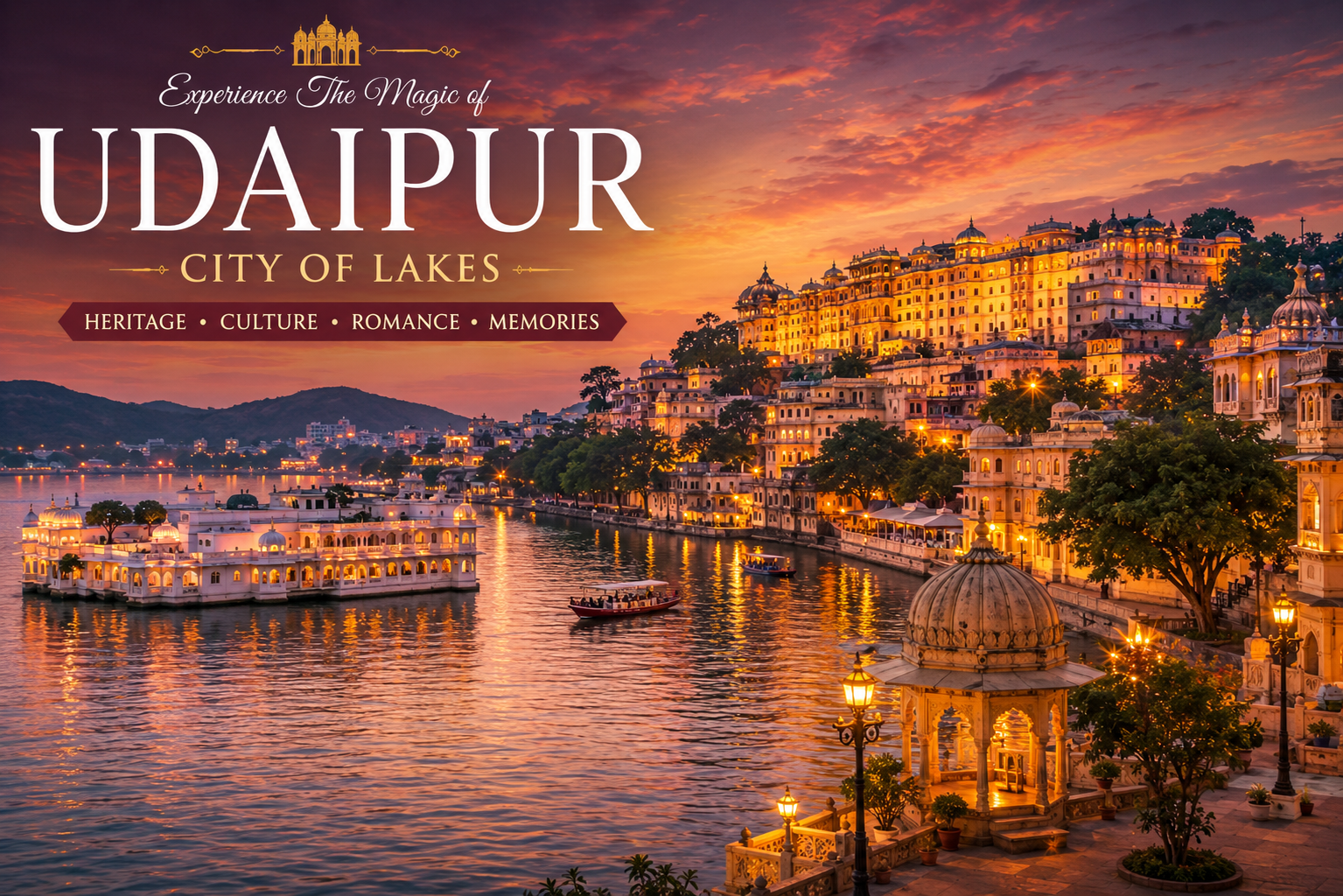 02N03D Udaipur Love & Lakes Tour